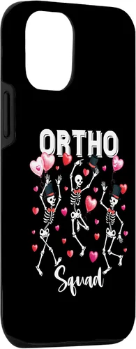 Vista 3 de Funda para iPhone 15 Dancing Skeketon Ortho Squad Orthopedic para el día de San Valentín
