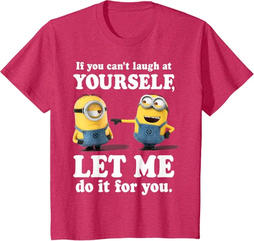 Vista 80 de Camiseta gráfica de Minions de Mi villano favorito: Ríete de ti mismo Negro