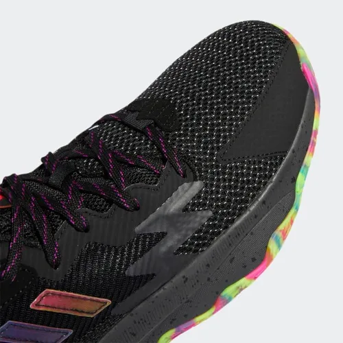 Vista 6 de Adidas Zapatos unisex Dame 8 Big Mood, Núcleo NegroGris SeisPanther Cyan