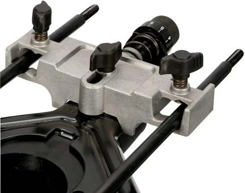 Vista 3 de Guia de bordes DeWalt DW6913 con ajuste fino y adaptador de vacío