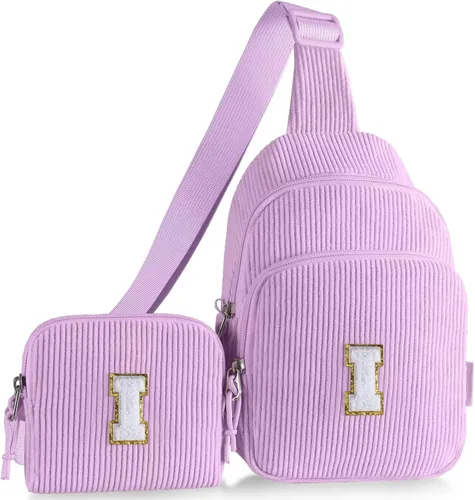 Vista 39 de Riñonera cruzada para niñas, Beige, Small