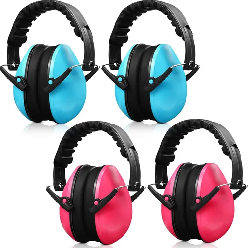 Vista 7 de Yunsailing Orejeras para niños con reducción de ruido de 26 dB, auriculares ajustables de protección para los oídos