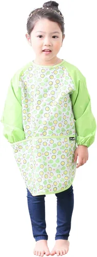 Vista 15 de Plie Kids Waterproof Art Smock – Long Sleeve Apron for Painting, Baking, Sensory Play (Ages 1–10)