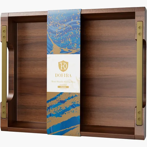 Vista 10 de Tabla grande de embutidos – Con asas laterales incorporadas, tabla de servir de madera de acacia de 32 pulgadas para queso, carne y aperitivos
