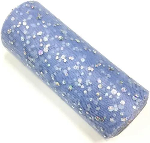 Vista 52 de Rollo de tul con lentejuelas con purpurina, decoración de boda, suministros de organza para fiestas de cumpleaños, carrete de tela, vestido tutú