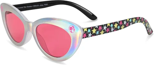 Vista 2 de Barbie Juego de lentes de sol y estuche rígido con mango para niña