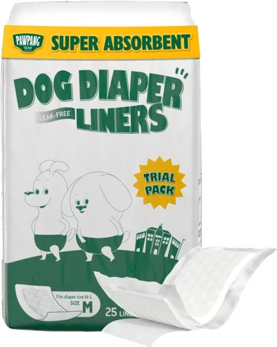 Vista 16 de PAWPANG Forros de pañales para perros, almohadillas elevadoras para perros