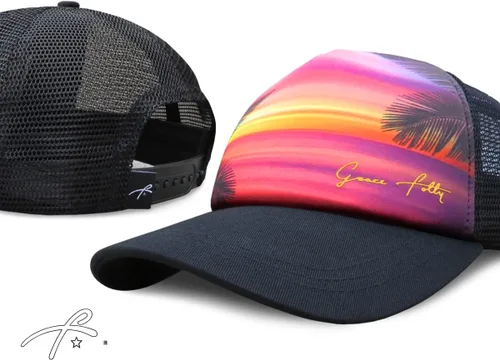 Vista 5 de Grace Folly Gorra de béisbol de malla Snapback para hombre o mujer