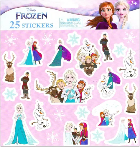 Vista 3 de Disney Frozen Mini mochila para niñas, niños Paquete con bolsa escolar Frozen de 11 pulgadas, tinta Frozen Imagine, calcomanías y más