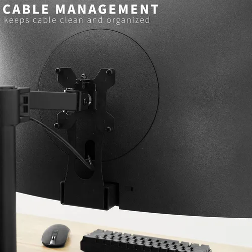 Vista 8 de VIVO Soporte de placa adaptadora VESA de fijación rápida diseñado para monitores de la serie Samsung T55, VESA hasta 100x100, negro, MOUNT-SGT55