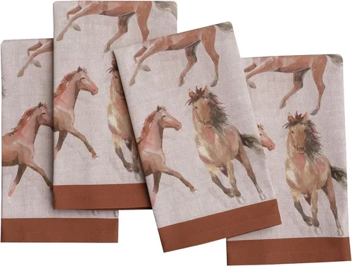 Vista 18 de Maison d' Hermine Juego de 4 servilletas de tela 100% algodón, suaves y duraderas, servilletas cuadradas reutilizables para uso diario, lavables