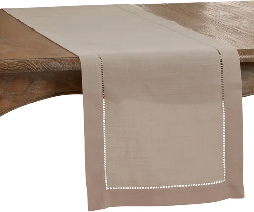 Vista 7 de SARO LIFESTYLE Servilleta de cóctel con borde cosido (juego de 12), negro, 6"x6