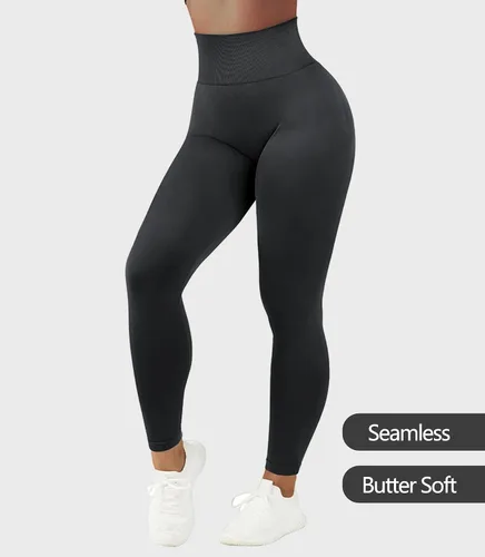 Vista 3 de JGS1996 Leggings con levantamiento de glúteos ocultos para mujer, control de abdomen, cintura alta, entrenamiento, gimnasio, pantalones de yoga
