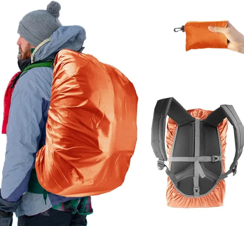 Vista 8 de Frelaxy - Funda impermeable para mochila, nivel de impermeabilidad de 10000 mm, estructura multicapa ultrarresistente mejorada, correa con hebilla