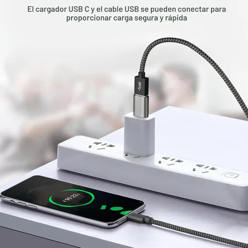 Vista 4 de Adaptador USB C a USB 3.1 Gen 2, 10Gbps USB a USBC, USB-C macho a USB 3.0 A hembra USB 3.2 Tipo C OTG convertidor para MacBook Pro Laptop PC iMac