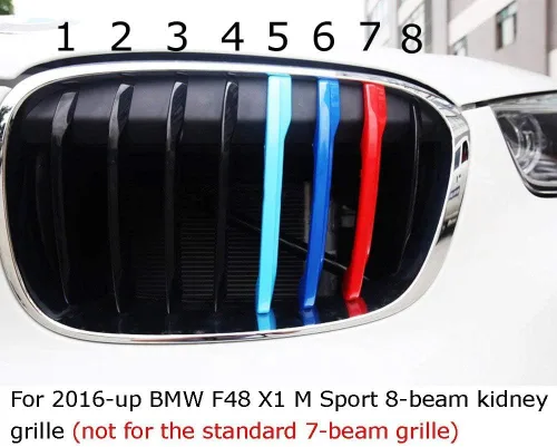 Vista 2 de iJDMTOY Exact Fit - Recortes para parrilla de automóvil, compatible con vehículos BMW