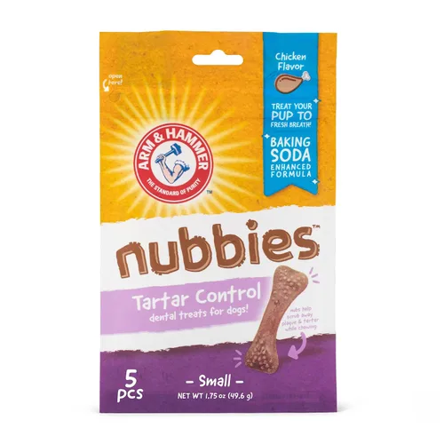 Vista 2 de Arm & Hammer Nubbies - Golosinas dentales para perros, sabor a pollo, 5