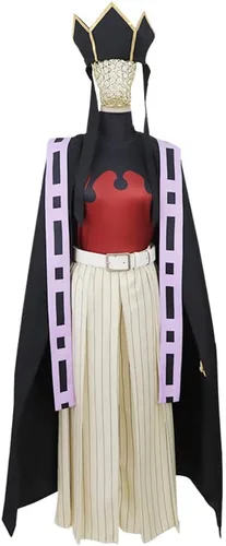 Vista 4 de Douma - Disfraz de kimono para cosplay, traje de uniforme de Douma, traje de Halloween