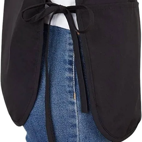 Vista 6 de Paquete de 6 delantales de cobbler para mujeres y hombres, delantales universales para adultos con 2 bolsillos, delantal de limpieza impermeable