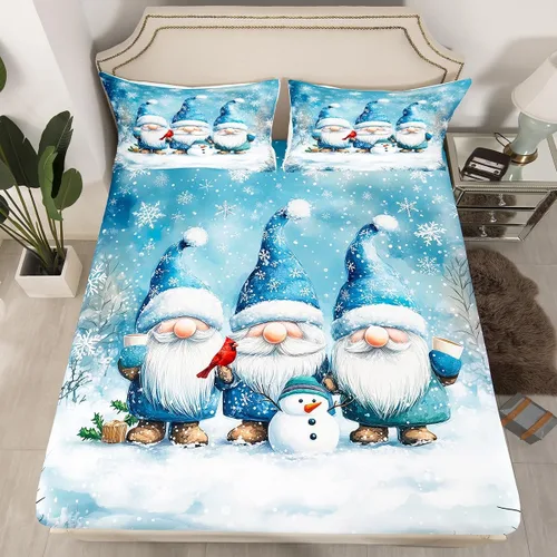 Vista 37 de Erosebridal Divertida sábana bajera ajustable de Halloween para niños, lindo juego de ropa de cama de calabaza fantasma, decoración de Halloween