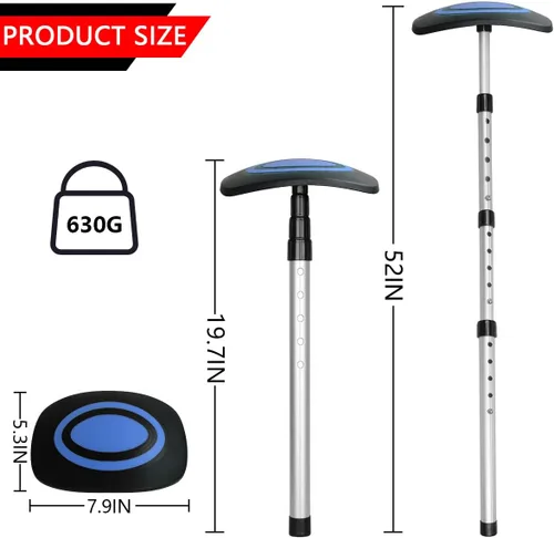 Vista 2 de Sistema de soporte de bolsa de viaje de golf, kit de protección de viaje de club de golf