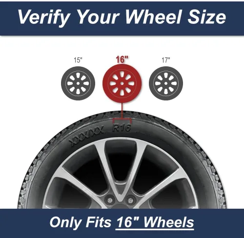 Vista 3 de Juego de 4 cubiertas de rueda de 16" 7 radios dobles para Volkswagen Jetta 2010-2014 - Plata