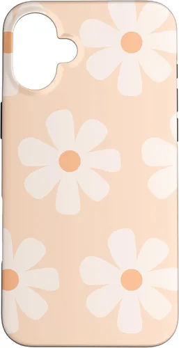 Vista 22 de Orange Floral Aesthetics Daisy Flower Daisies Pattern Case for iPhone 16