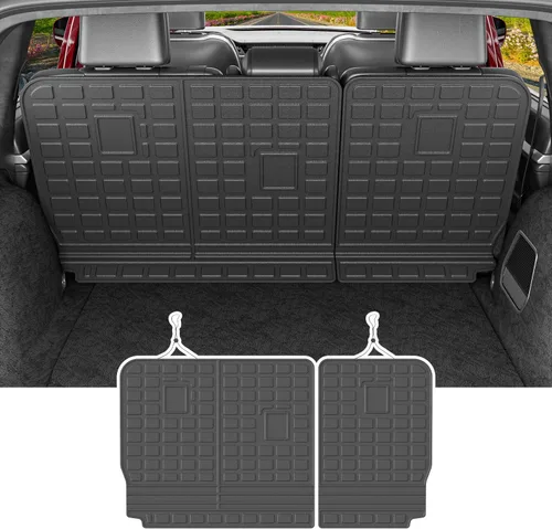 Vista 10 de powoq Alfombra de Carga Compatible con Jeep Grand Cherokee L 2021-2025 Alfombra de Maletero Overland Forro de Carga TPE Forro de Maletero