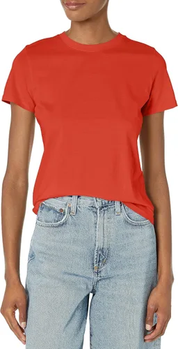 Vista 5 de Vince Essential Crew Tee para mujer Negro