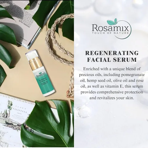 Vista 7 de Suero facial regenerador prémium con vitamina E y antioxidantes, el mejor cuidado facial antienvejecimiento e hidratante para todo