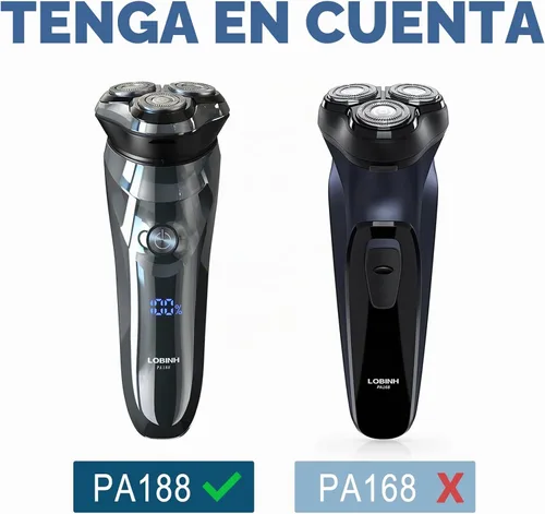 Vista 2 de Cabezal de repuesto para maquinilla de afeitar eléctrica PA188 - PB188