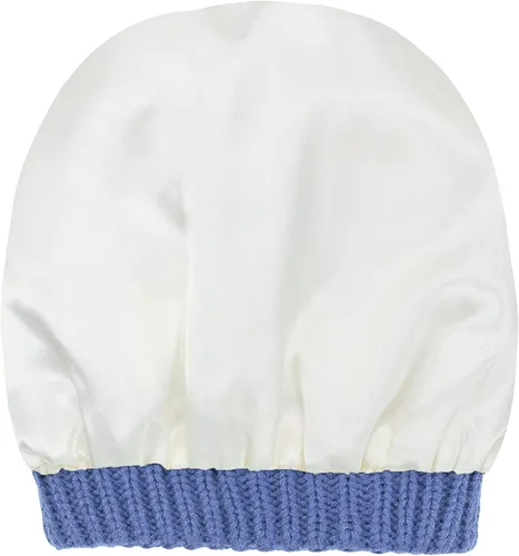 Vista 6 de Gorros de invierno con forro de satén para mujer, gorro de invierno para mujer, con forro de seda, gorro holgado para invierno, gorro de punto
