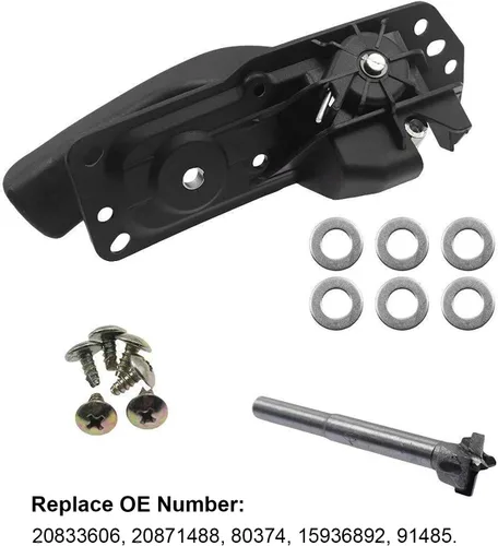 Vista 3 de 20833606 - Kit de manija de puerta interior delantera izquierda para Cadillac Escalade 2007-2011 Chevy Avalanche Cheyenne Silverado Suburban Tahoe
