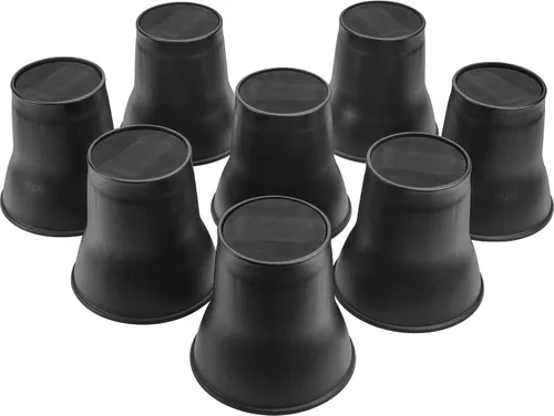 Vista 9 de Elevadores de cama de 2 pulgadas, elevadores redondos de muebles para patas delgadas, elevadores de patas de mesa y silla, protectores de suelo