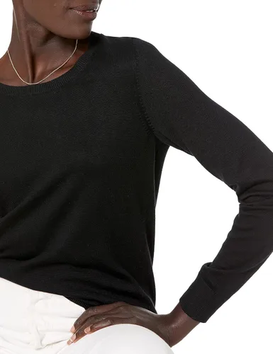 Vista 3 de Tienda Essentials Women's Long-Sleeve Lightweight Crewneck Sweater (Available in Plus Size)