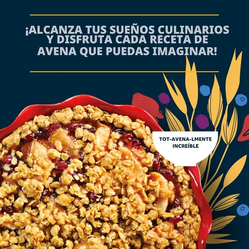 Vista 6 de Quaker - Avena Gluten Free Old Fashioned Rolled (sin gluten), Non GMO Project Verified (verificada como alimento no transgénico), bolsas resellables