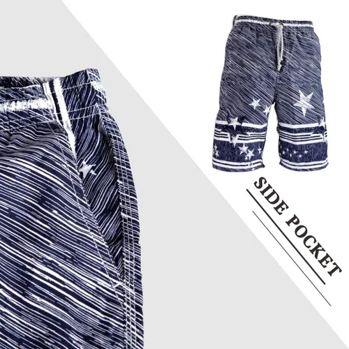 Vista 5 de PREFER TO LIFE Pantalones cortos para hombre, secado rápido, traje de baño para playa, fiesta de vacaciones, bermudas, natación, pantalones grandes