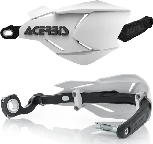 Vista 3 de Acerbis 2634661007 Guardamanos, negro/blanco