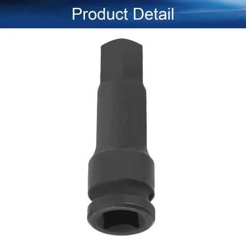 Vista 4 de Bettomshin Broca de impacto hexagonal, llave Allen de 1/2 pulgada, enchufe de impacto hexagonal de 0.669 in, acero Cr-Mo, destornillador hexagonal
