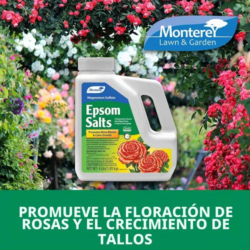 Vista 2 de LG7220 - Sal de Epsom para plantas, sulfato de magnesio para jardinería, 4 libras
