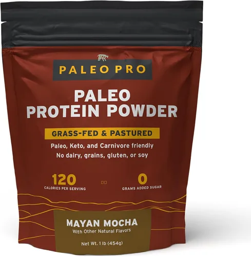 Vista 8 de Proteínas paleo en polvo, 1 libra/16 oz, de PaleoPro, 1