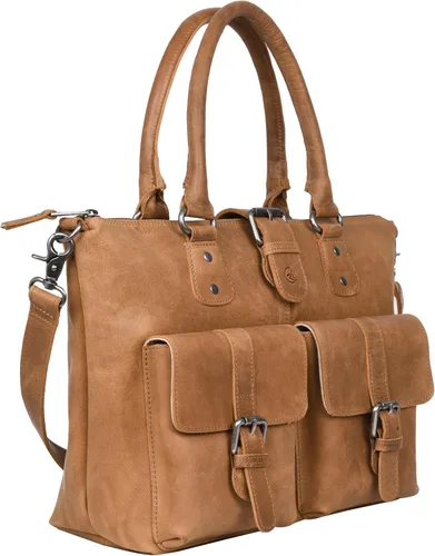 Vista 5 de ANTONIO VALERIA Beck Hunter - Bolso de piel con asa superior para mujer