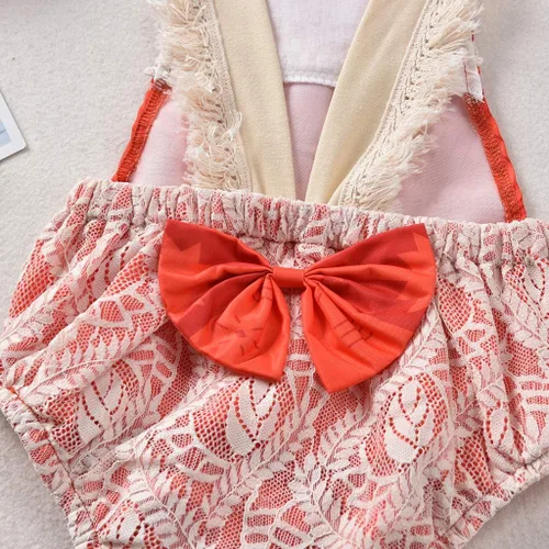 Vista 4 de Aalizzwell Mameluco infantil para fiesta de cumpleaños vestidos de princesa de aventura