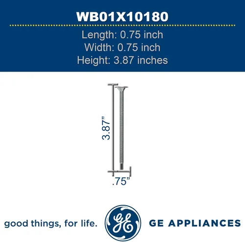 Vista 5 de GE - Perno para microondas WB01X10180