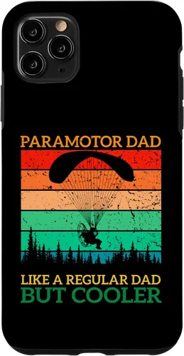 Vista 4 de Funda de parapente para iPhone 12 mini con paramotor y parapente