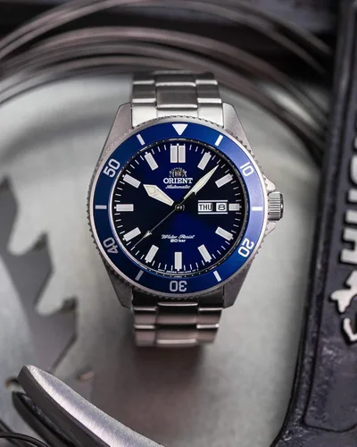 Vista 5 de Orient Reloj japonés estilo buceador automático y manual Kanno