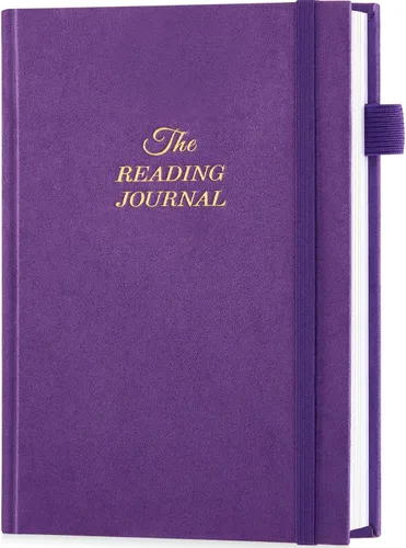 Vista 10 de JUBTIC Diario de Lectura - Diario de Libros Registro de Lectura para Revisar y Seguir tu Progreso de Lectura - Accesorios de Libros de Regalo