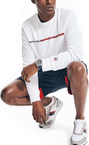Vista 5 de Nautica Camiseta de manga larga hecha de forma sostenible para hombre