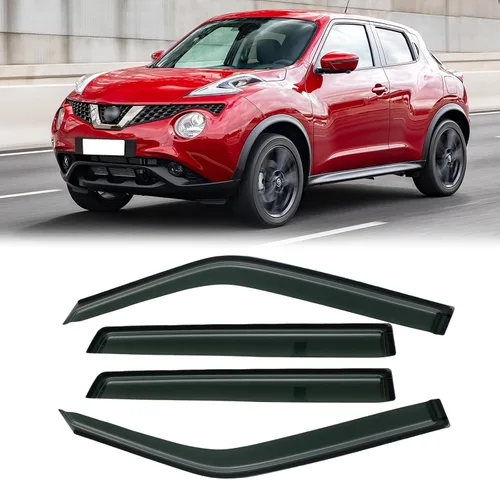 Vista 71 de Protectores de lluvia en canal para Jeep Grand Cherokee L 2021-2026, protectores de visera de ventana, deflector de ventilación, sombra viento humo