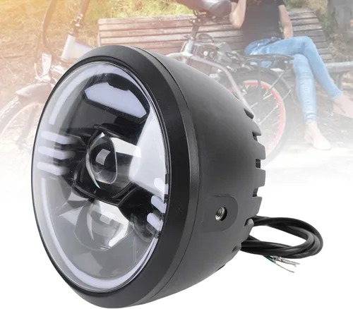 Vista 9 de SUNGOOYUE Faro eléctrico para bicicleta, luz frontal LED brillante iluminación para conducción nocturna ABS vivienda fácil instalación kit